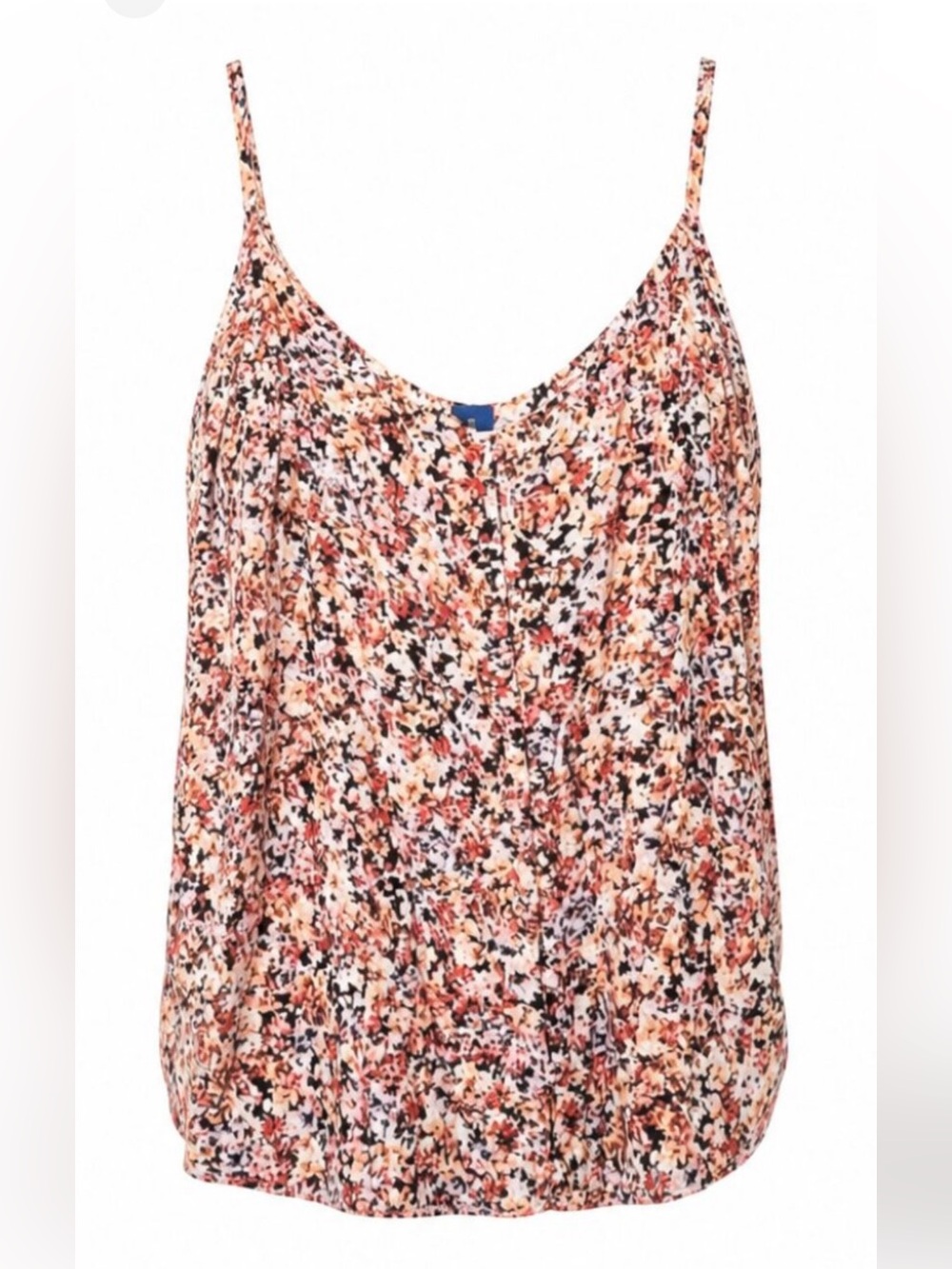 Old Navy Ditsy Floral Print Adjustable Spaghetti Strap Tank Top - Medium